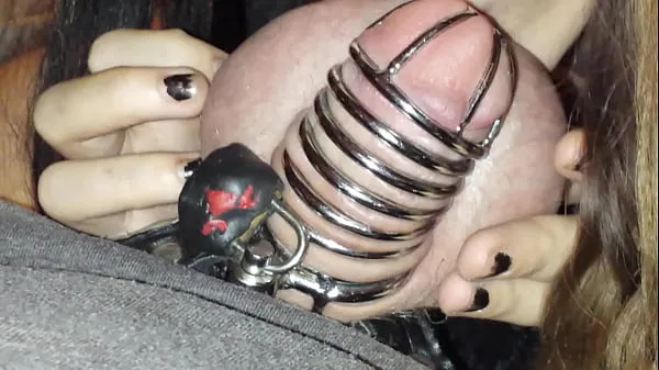 Show chastity cage warm Clips