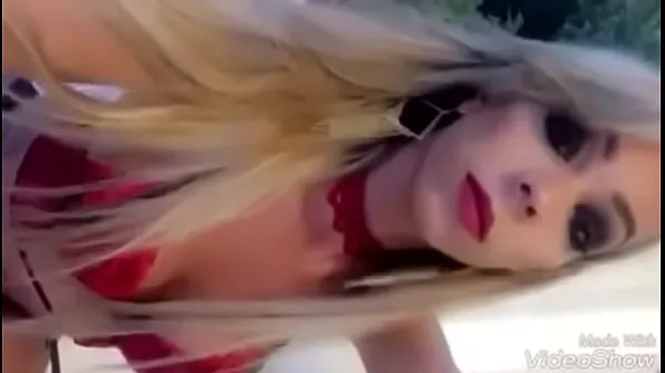 Sıcak Klipler Travesti Vanessa Rafaella 2017 Ninfeta Dotada estilo Panicat gösterin
