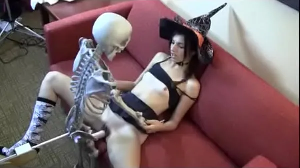 Show Who is she? Witch fucking skeleton warm Clips