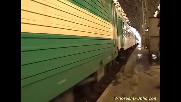 Show wild groupsex orgy at the public train warm Clips