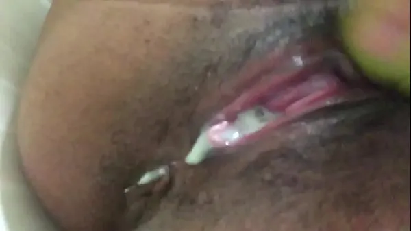 Vis gaping pussy squirts varme Clips