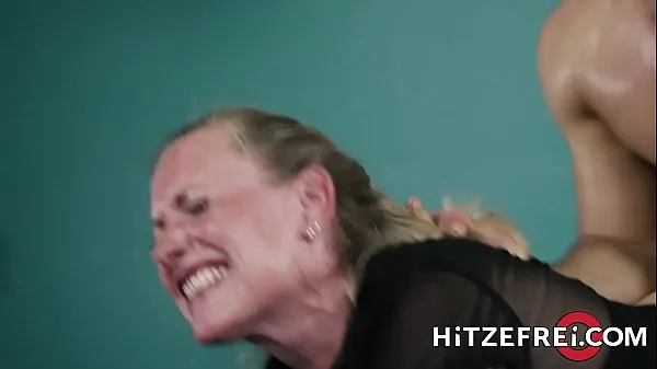 Show HITZEFREI Blonde German MILF fucks a y. guy warm Clips