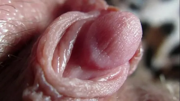 Laat Extreme close up on my huge clit head pulsating warme clips zien