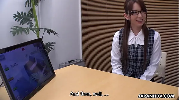 Pokaż Japanese office lady, Yui Hatano is naughty, uncensored ciepłych klipów