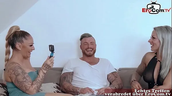 Show German port milf at anal threesome ffm with tattoo warm Clips