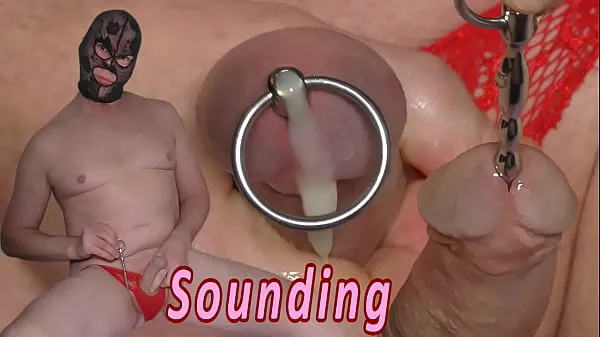 Meleg klipek megjelenítése Urethral Sounding & Cumshot
