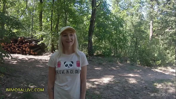 Vis His Boy Tag Team Girl Lost in Woods! – Marilyn Sugar – Crazy Squirting, Rimming, Two Creampies - Part 1 of 2 varme Clips