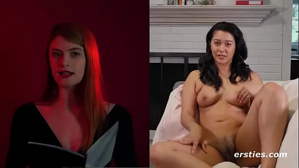 Meleg klipek megjelenítése Jin Enjoys Lucy's Sexy Voice While Touching Herself