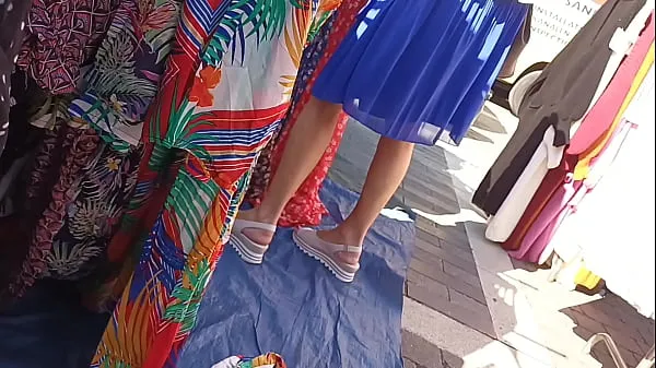 Sıcak Klipler Westhoeker candid feet in street gösterin