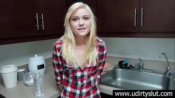 Meleg klipek megjelenítése Hot Skinny blonde teen- Chloe Foster POV