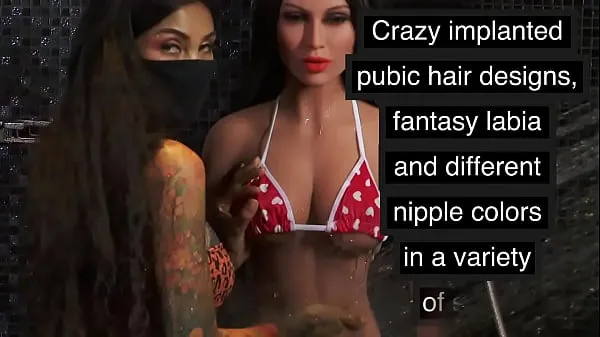 Show Indian Sex Doll - WM 166cm C Cup Sex Doll Jiggle Video with Indian head and tattoo model warm Clips