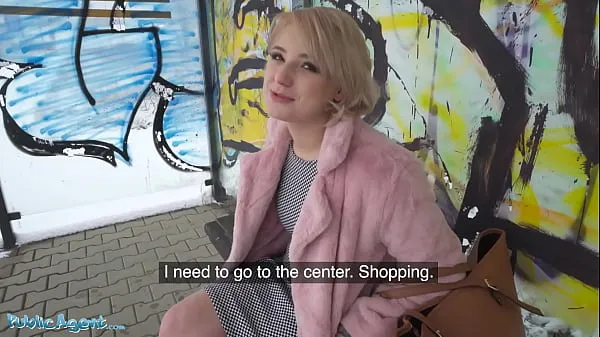 Näytä Public Agent Short hair blonde amateur teen with soft natural body picked up as bus stop and fucked in a basement with her clothes on by guy with a big cock ending with facial cumshot lämpimiä leikkeitä