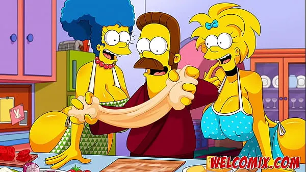 Tampilkan Orgy with hot asses from the Simpsons Klip hangat
