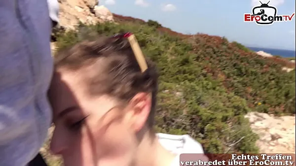 German skinny amateur young woman giving public blowjob in mallorca گرم کلپس دکھائیں
