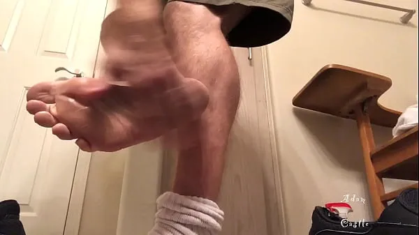Show Dry Feet Lotion Rub Compilation warm Clips