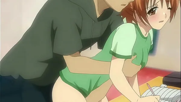 Meleg klipek megjelenítése Older Stepbrother Touching her StepSister While she Studies - Uncensored Hentai