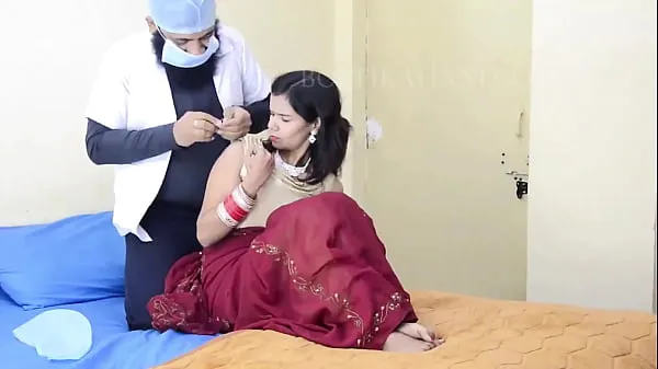 Show Doctor fucks wife pussy on the pretext of full body checkup full HD sex video with clear hindi audio warm Clips