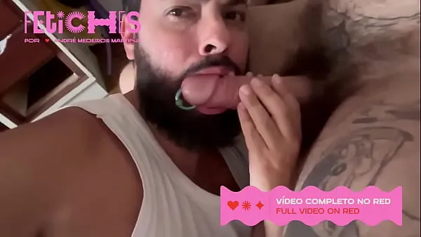 Meleg klipek megjelenítése GENITAL PIERCING - dick sucking with piercing and body modification - full VIDEO on RED