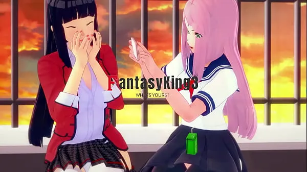 Laat Hinata Hyuga and Sakura Haruno love triangle | Hinata is my girl but sakura get jealous | Naruto Shippuden | Free warme clips zien