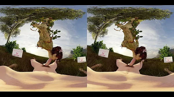 显示VReal 18K Poison Ivy Spinning Blowjob - CGI温暖的剪辑