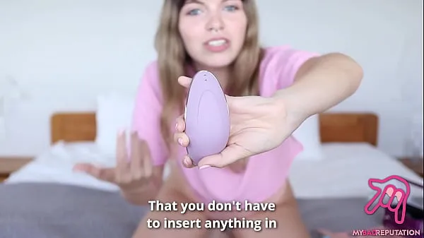 Tunjukkan 1st time Trying Air Pulse Clitoris Suction Toy - MyBadReputation Klip hangat