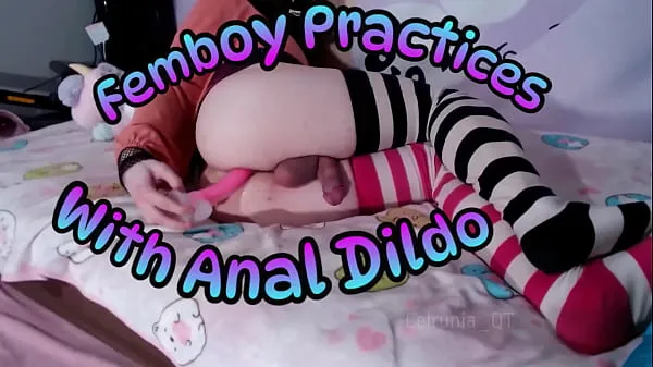 Meleg klipek megjelenítése Femboy Practices With Anal Dildo! (Teaser