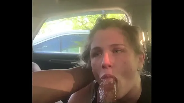 Show Blow job in target parking lot warm Clips
