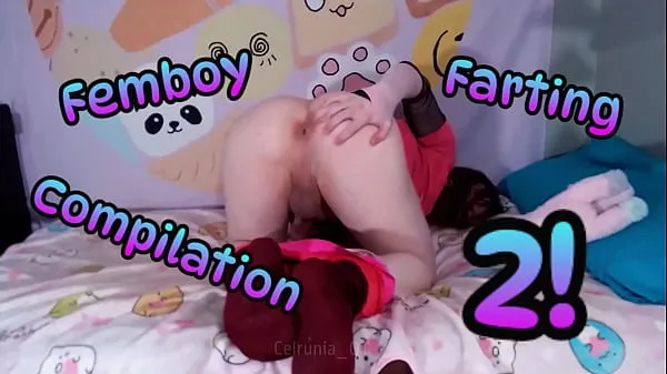 Zobrazit Femboy fart compilation 2! [Trailer] I can't believe how much gass of ass is in my butt teplé klipy