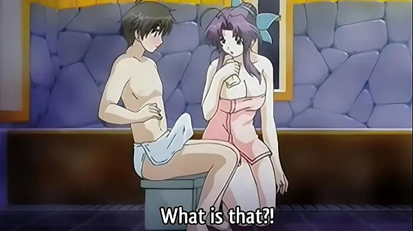 Pokaži Step Mom gives a Bath to her 18yo Step Son - Hentai Uncensored [Subtitled tople posnetke