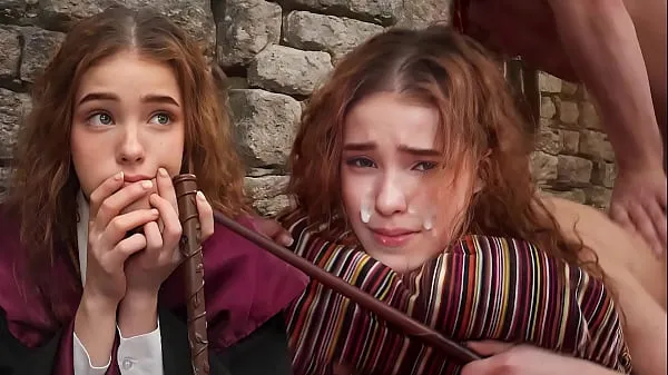 Show ERECTO ! - Hermione´s First Time Struggles With A Spell - NoLube warm Clips